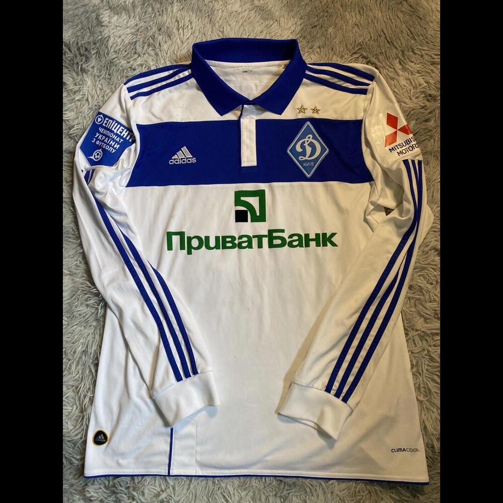 DYNAMO KYIV 2011/12 Match Worn ISSUE JERSEY MEHMEDI #13 Ukraine Switzerland